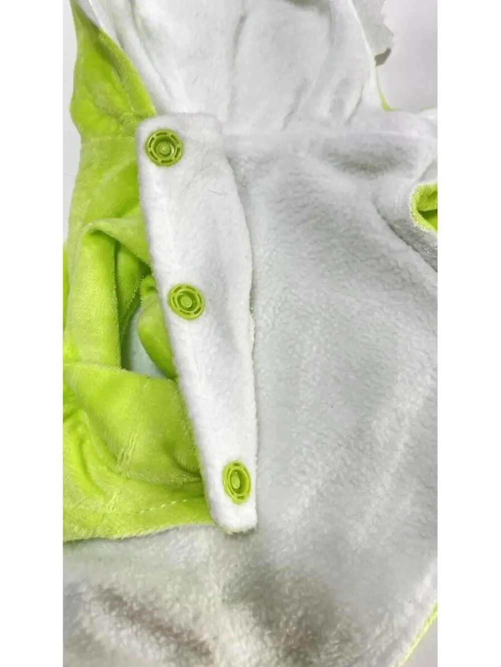 Dog Dinosaour Costume, Green and Purple Pet Halloween Costume, Size Small
